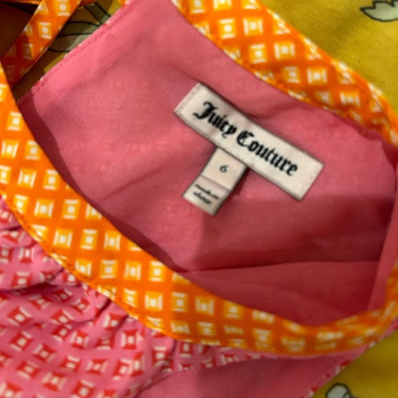 Juicy Couture High Neck Mini Shift Dress Barbie Pink - Picture 5 of 5